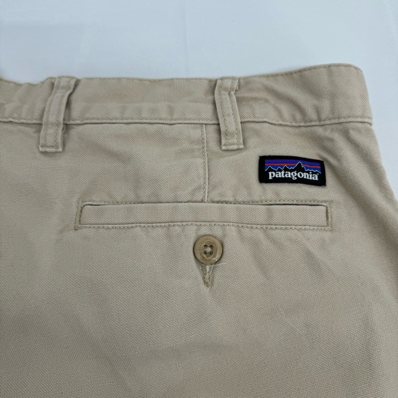 Patagonia Duck Pants Mens 35 X 30.5 Beige Straight Fit Organic Cotton WORK WEAR - Picture 10 of 12
